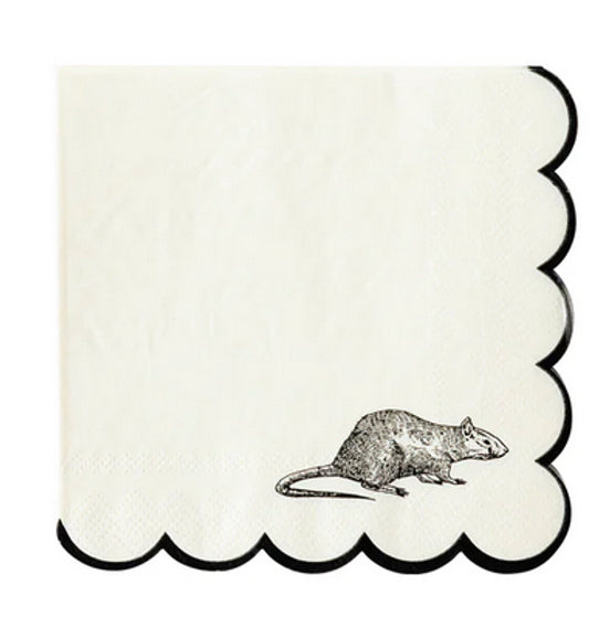 Salem Apothecary Rat Cocktail Napkins