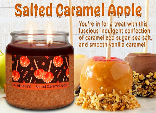 Salted Caramel Apple Candle