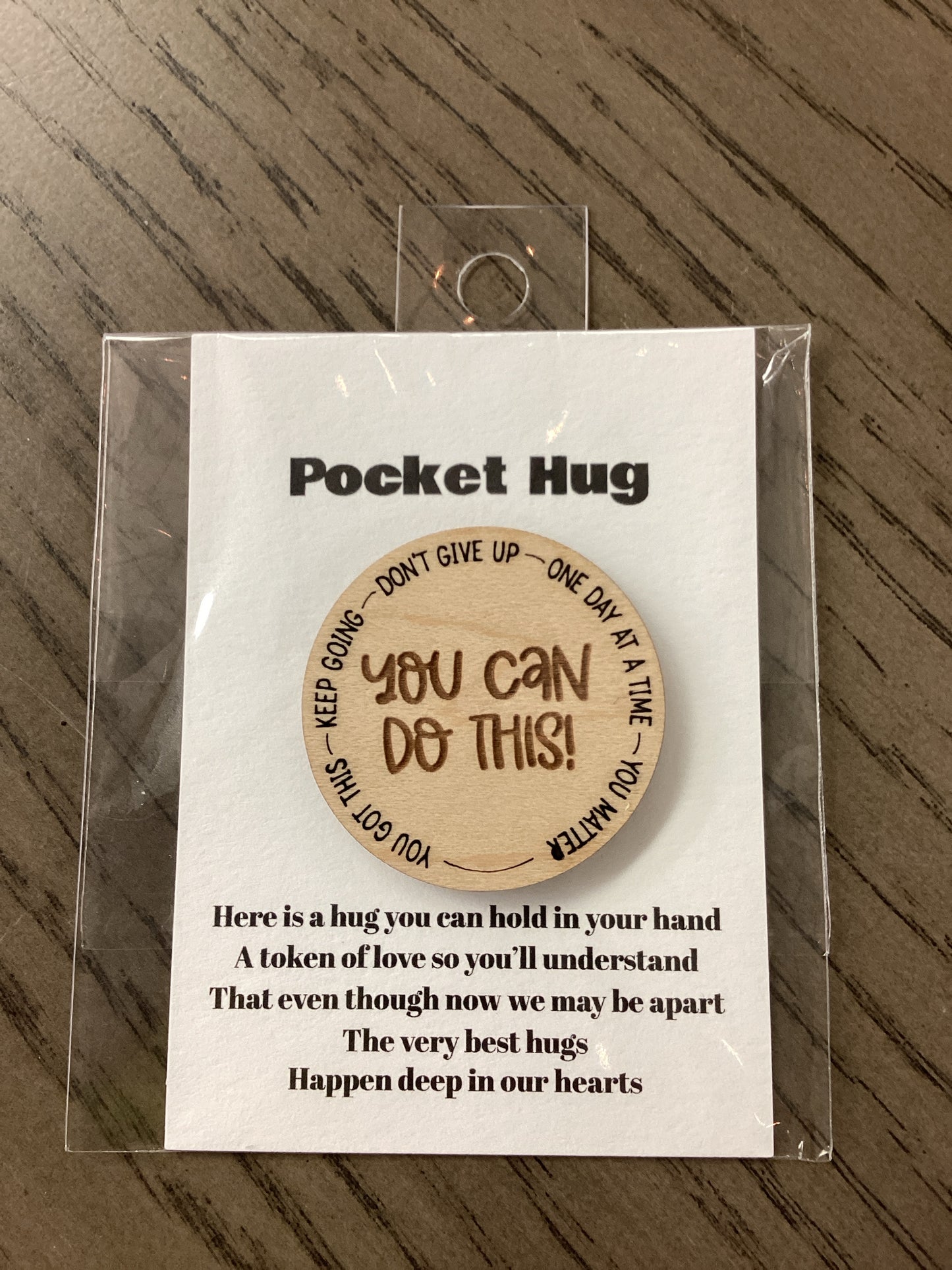 Don't Give Up Pocket Hug