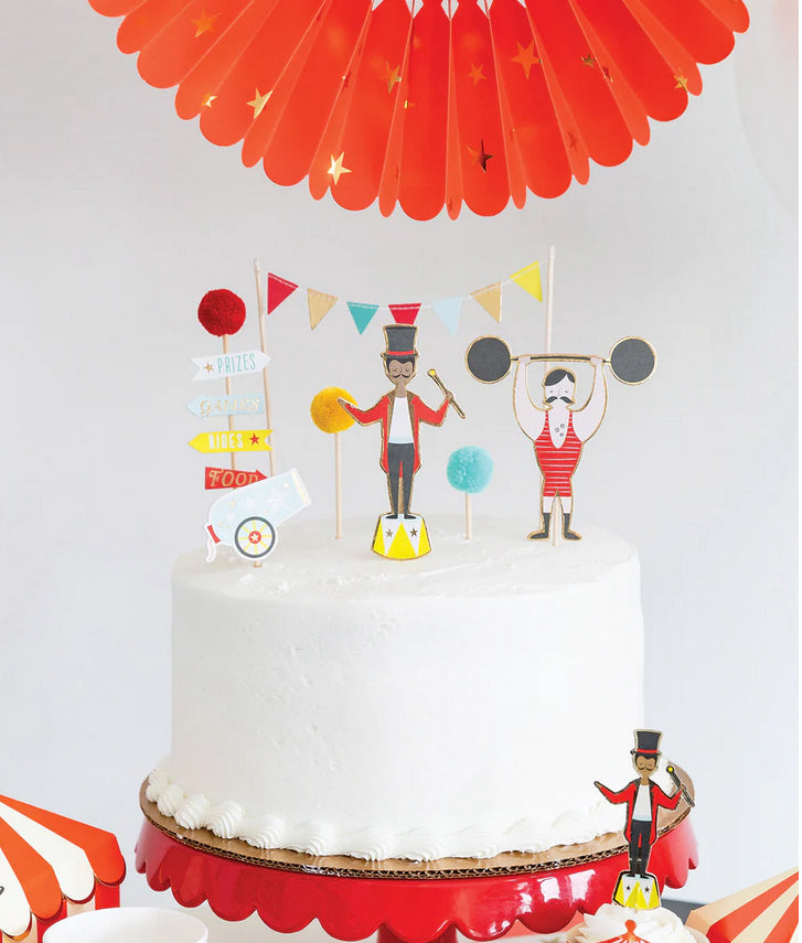 Carnival Cake Topper Set