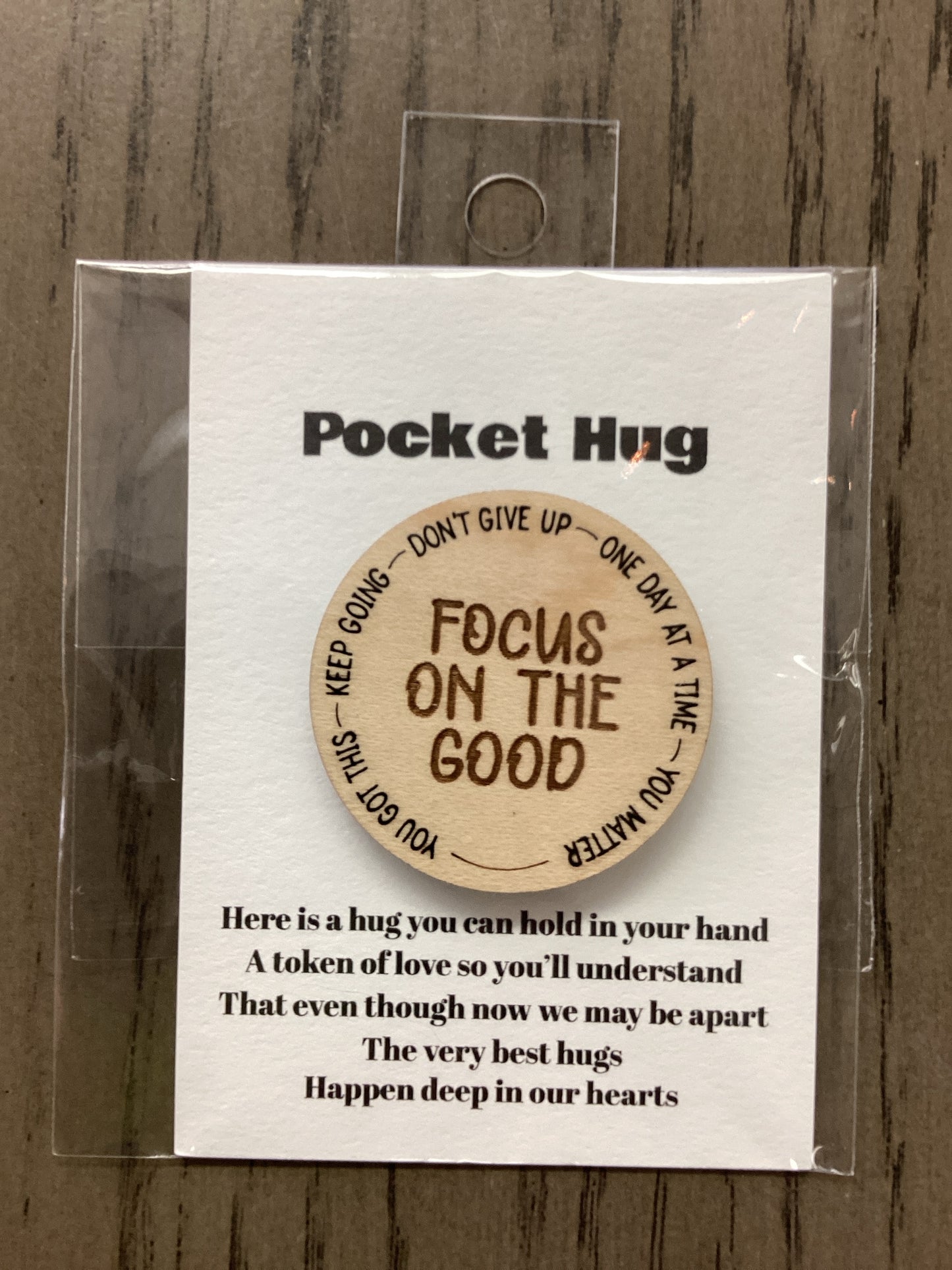 Don't Give Up Pocket Hug