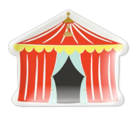 Carnival Tent Shaped Plate