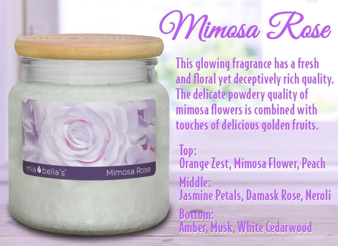 Mimosa Rose Candle