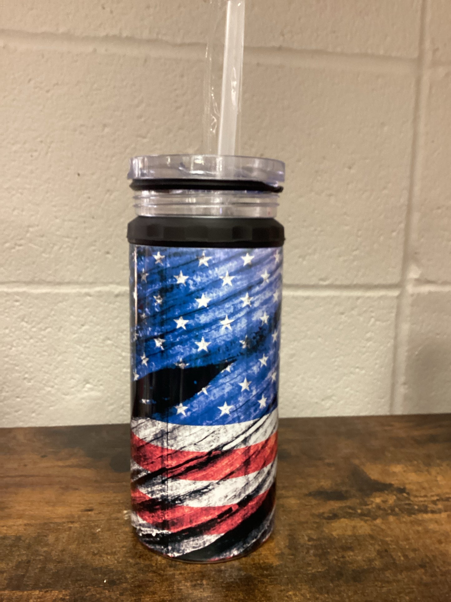 USA Flag 16 oz 4 in 1 Tumbler