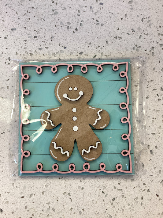 Square Gingerbread Man