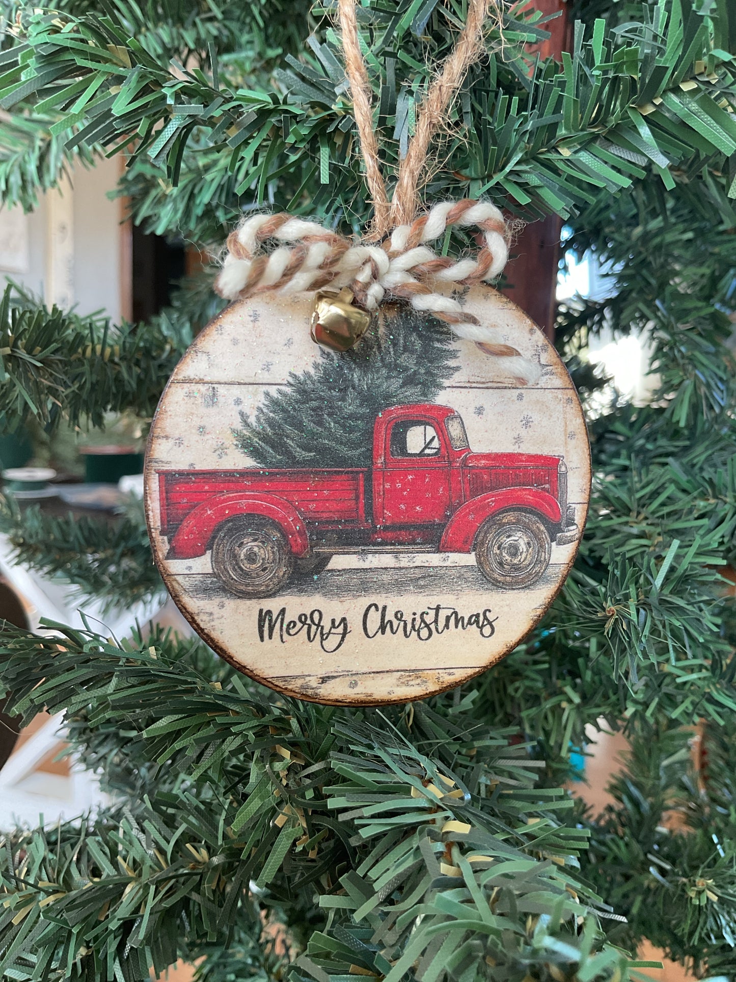 Truck & Tree 3in. Ornament