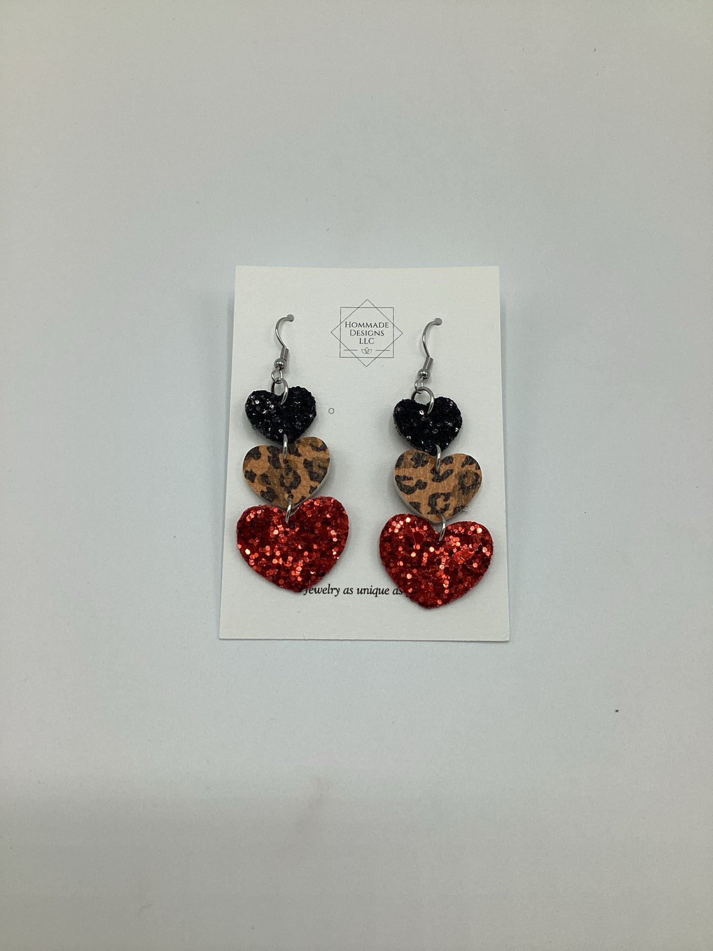 Sparkle Heart Earrings