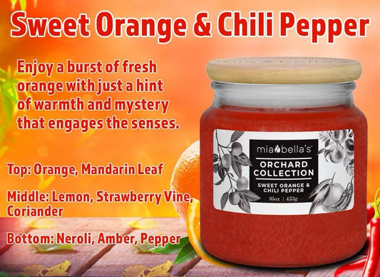 Sweet Orange & Chili Pepper Candle