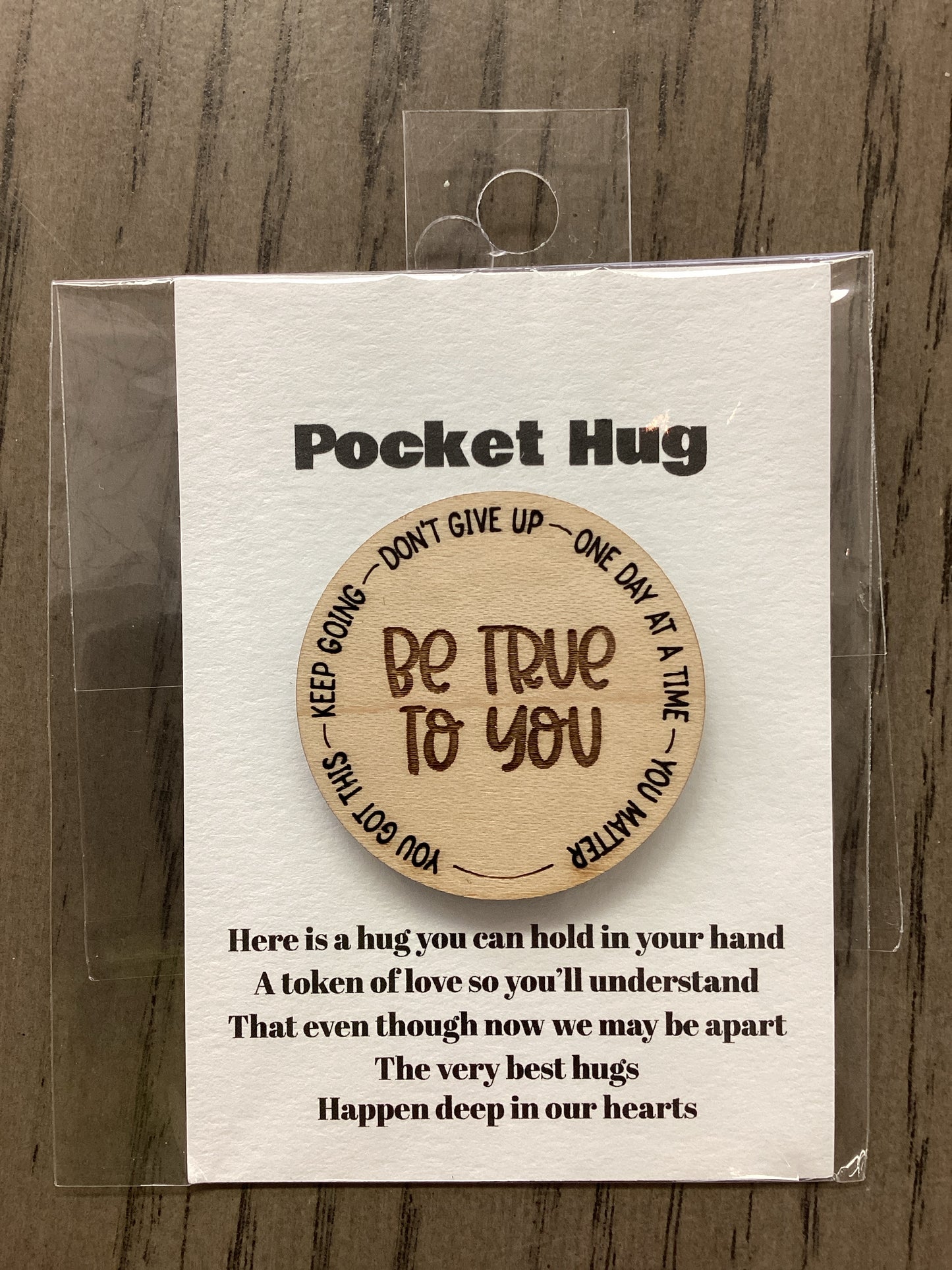 Don't Give Up Pocket Hug