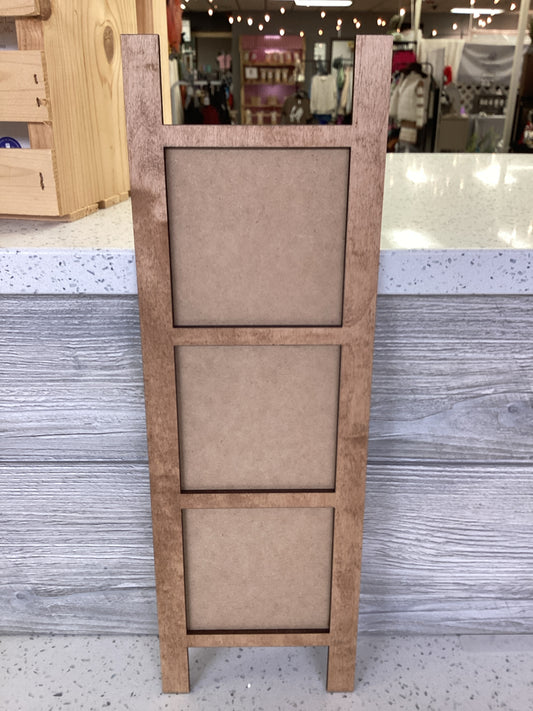 3 square Brown Ladder