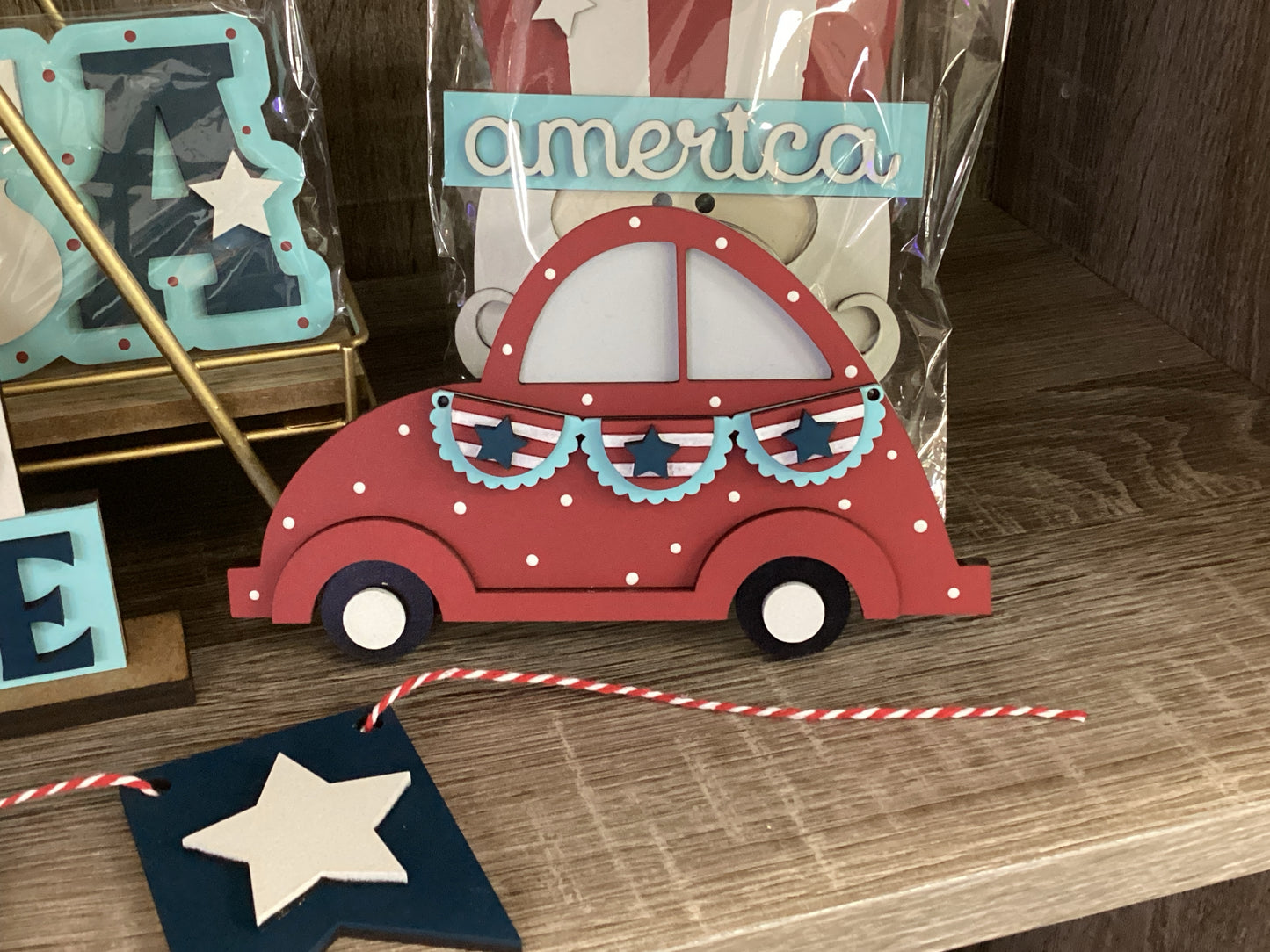 Mini Car Patriotic