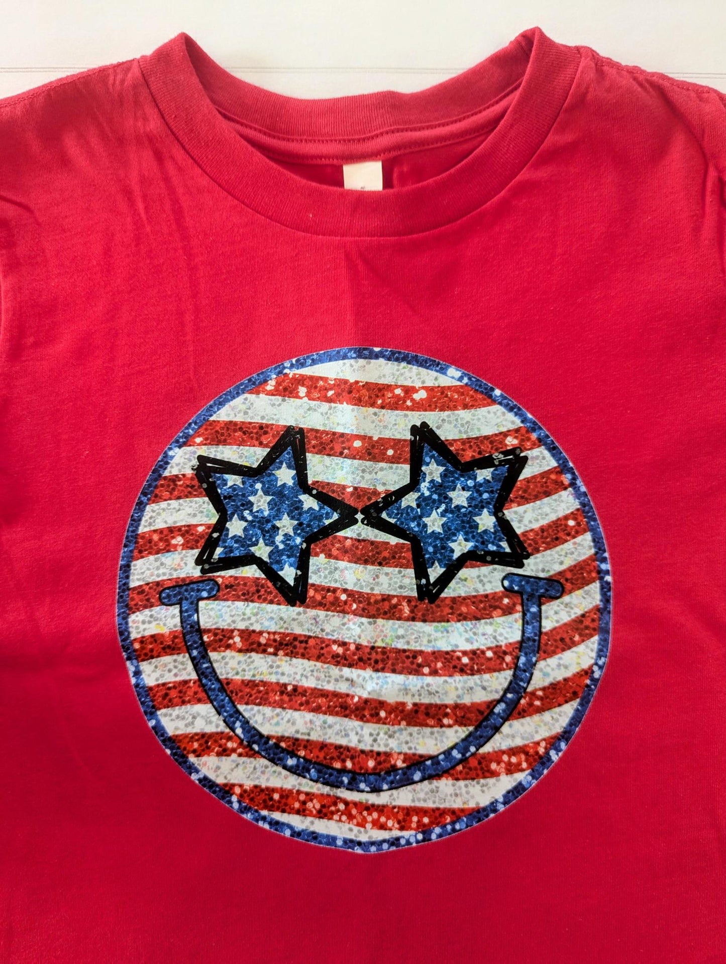 4th of July Smiley t-shirt