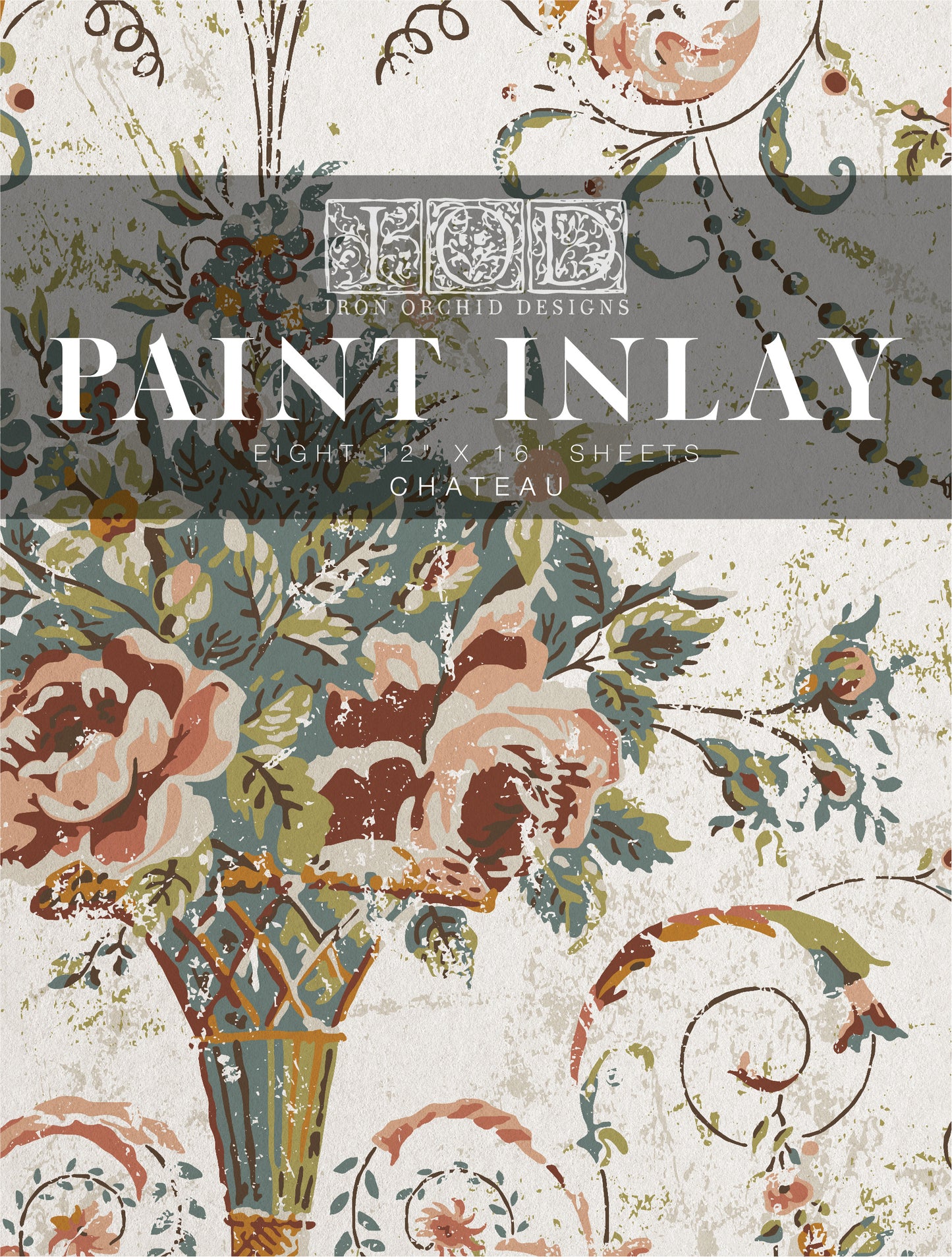 IOD Chateau Paint Inlay 12X16 Pad