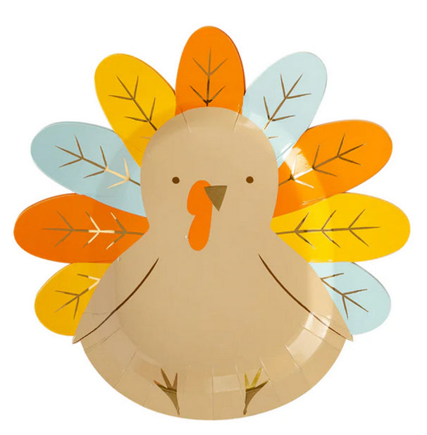 Harvest Turkey Shaped Plate