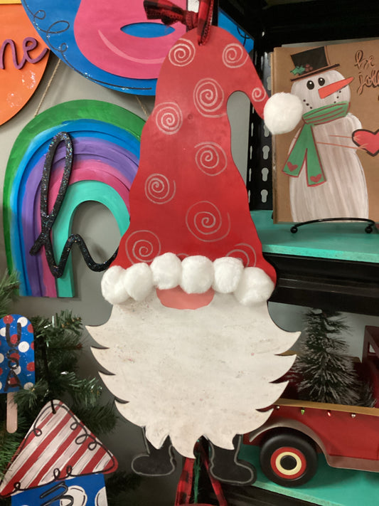 Gnome Santa sign