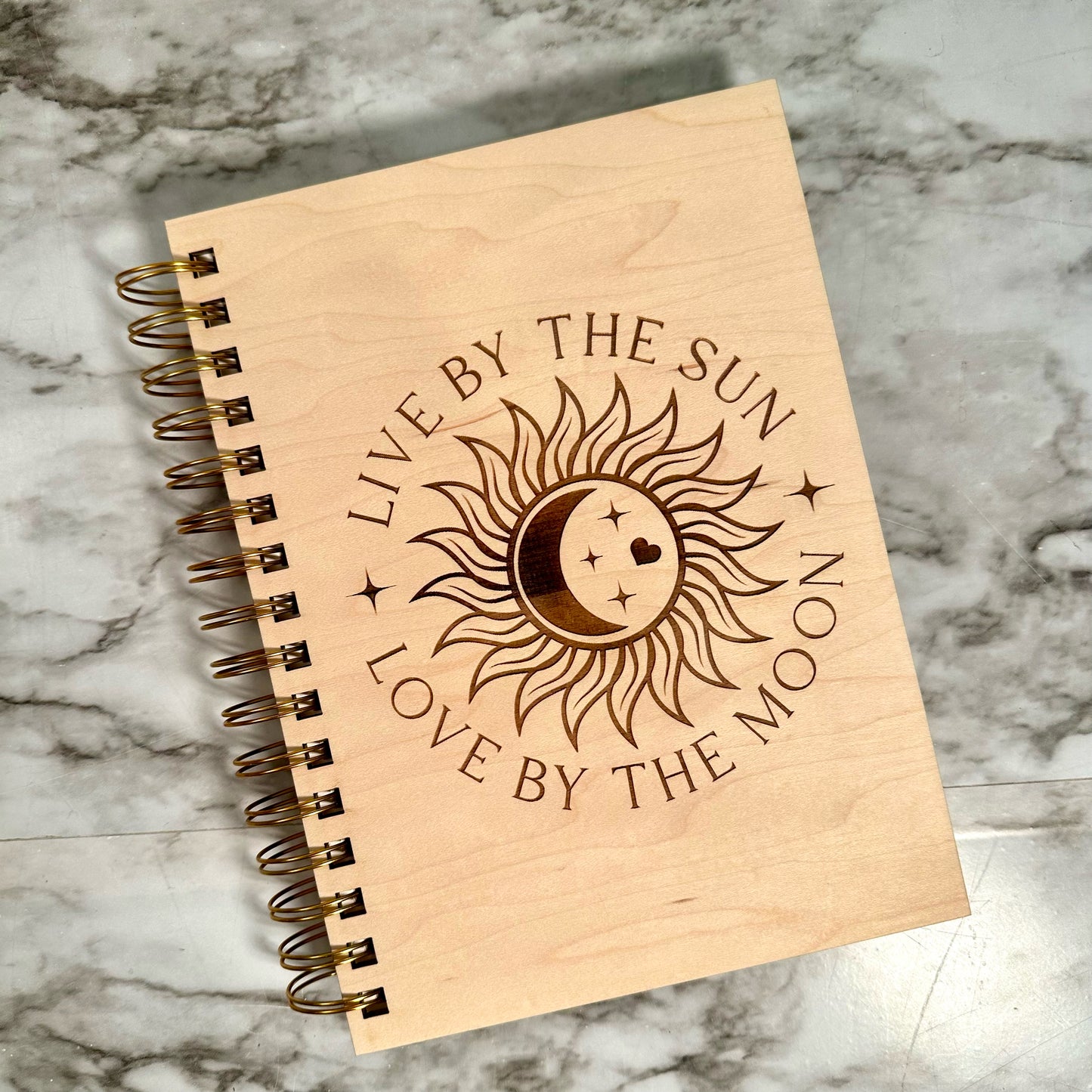 Live by the sun -circle - Notebook