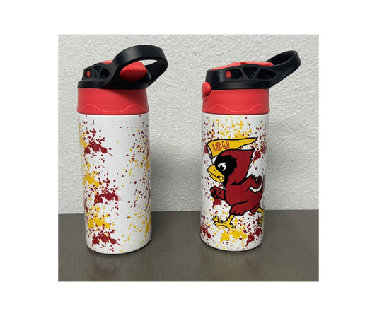 Iowa State University Kids 12 oz Tumbler red/black lid