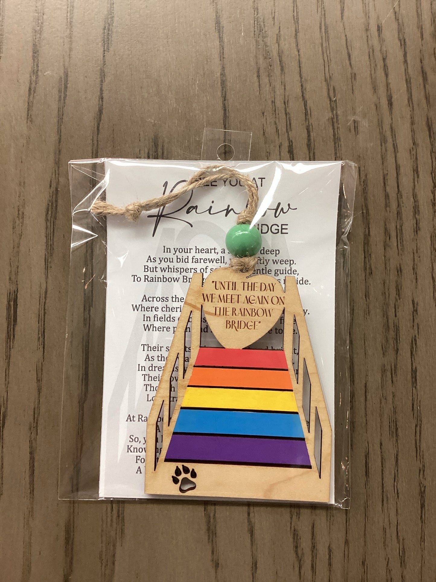 The Rainbow Bridge Keepsake Ornament