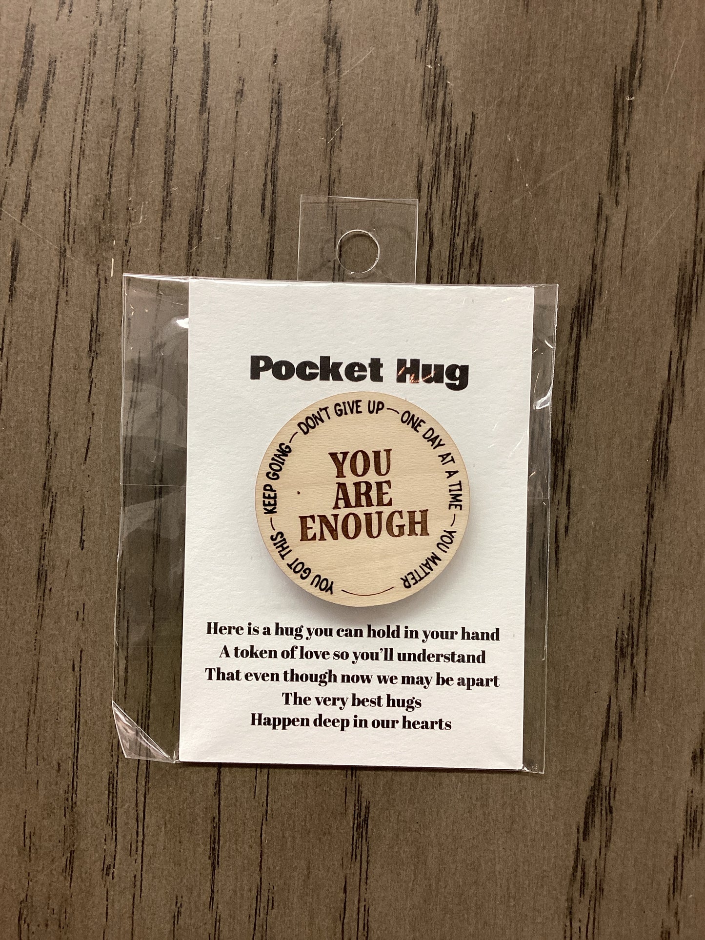 Don't Give Up Pocket Hug