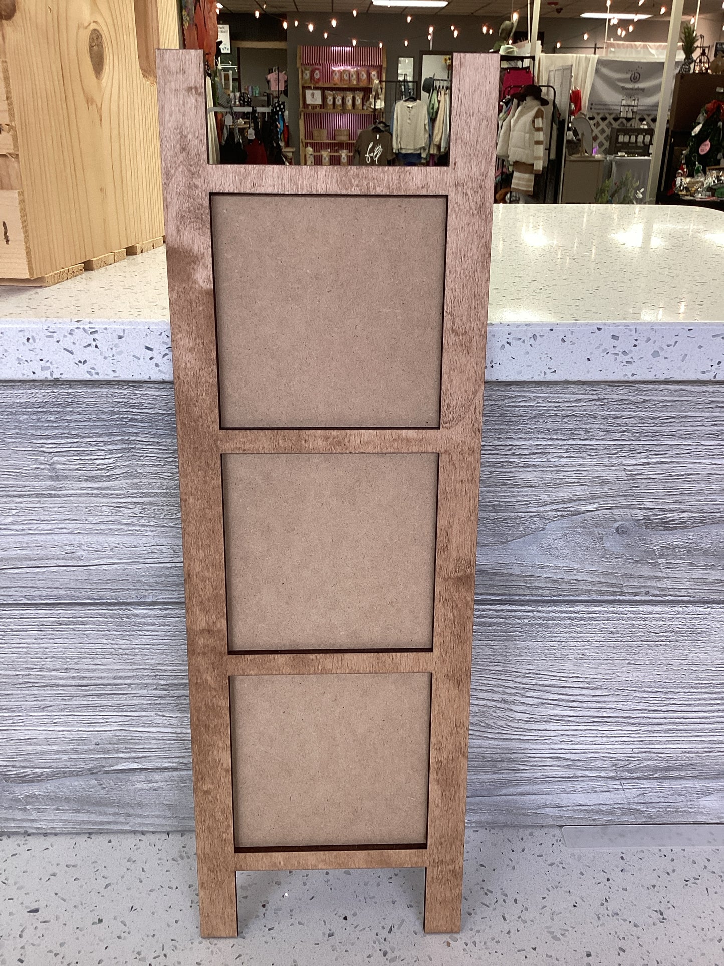 3 square Brown Ladder