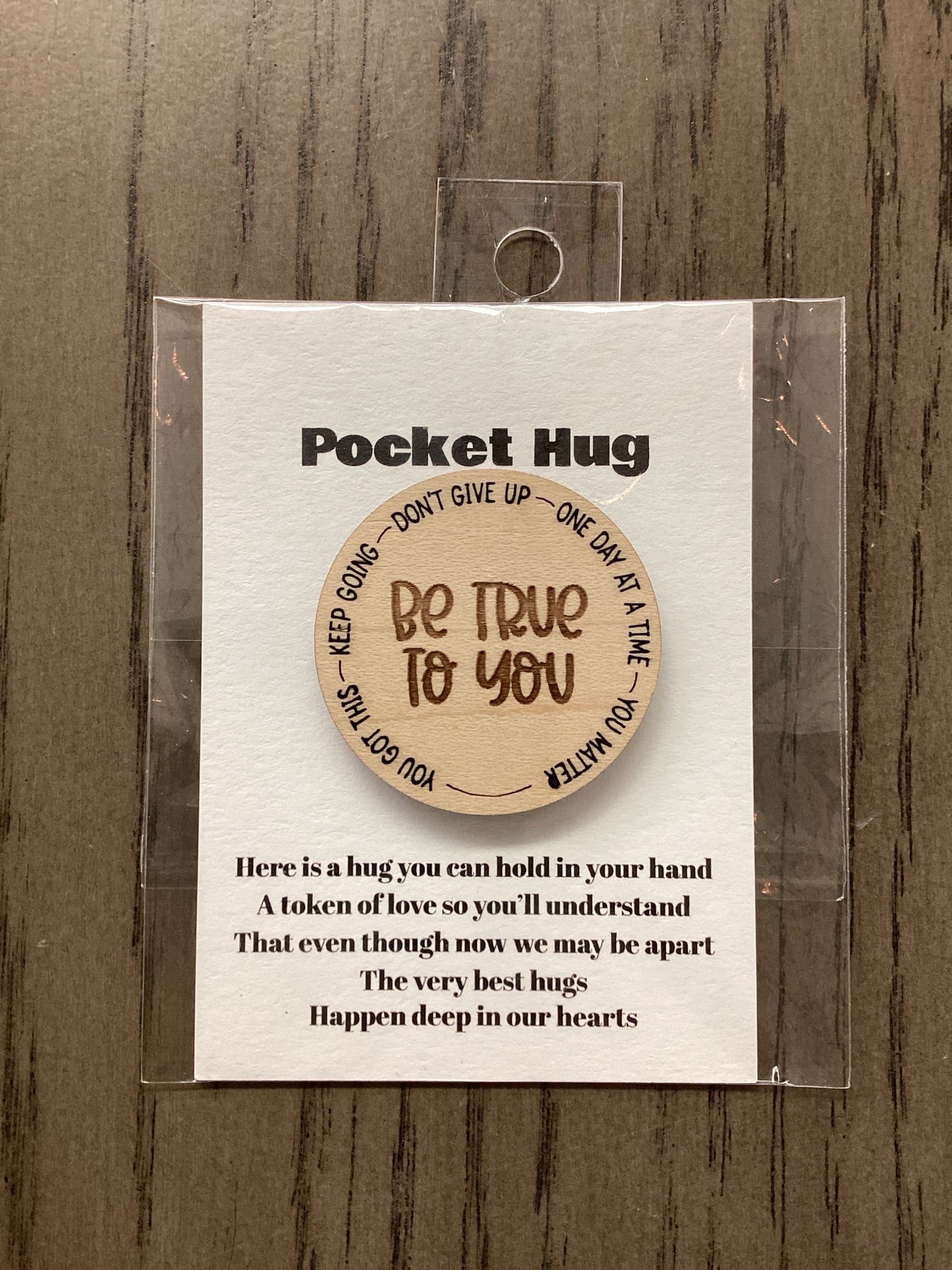 Don't Give Up Pocket Hug