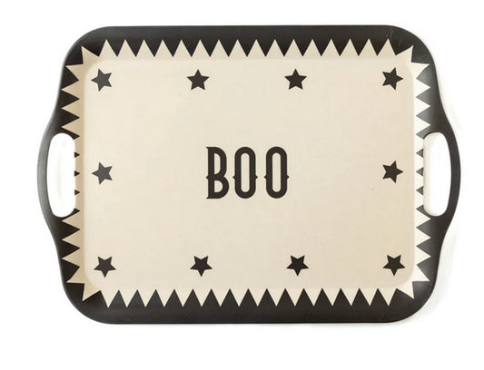 Vintage Boo Bamboo Tray