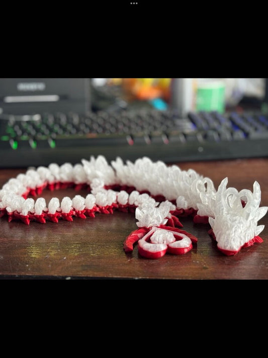 XL DRAGON - Red White