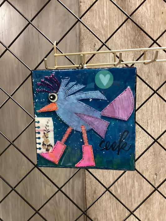 Bird collage 6 x 6