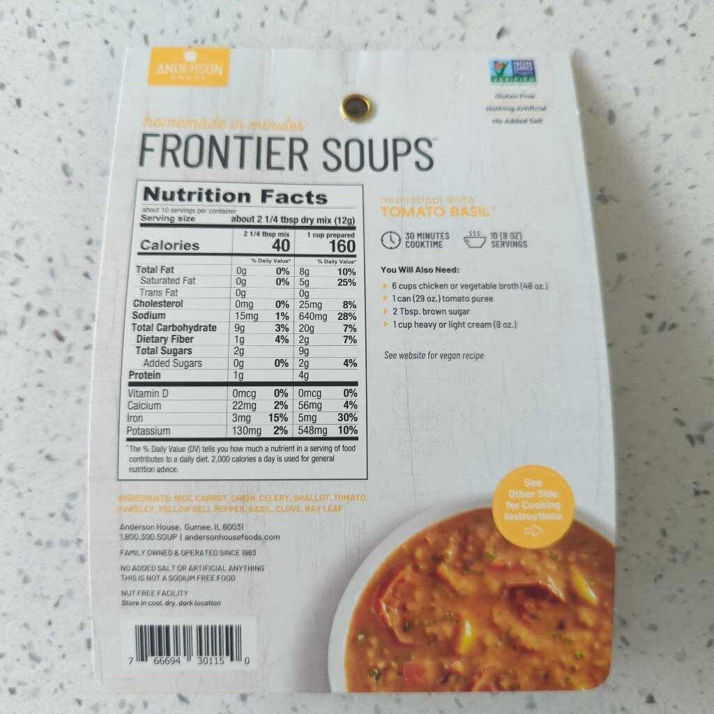 Tomato Basil Soup Mix