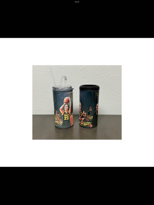 Caitlin Clark Hawkeye 16 oz 4 in 1 Tumbler