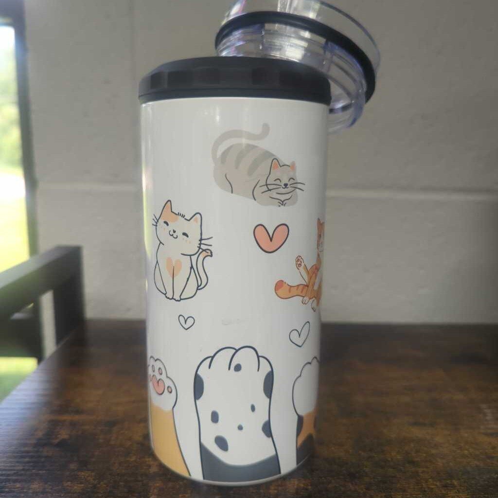 Cat Life 16oz Koozie/Tumbler