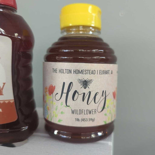 Wildflower Honey 1lb plastic bottle