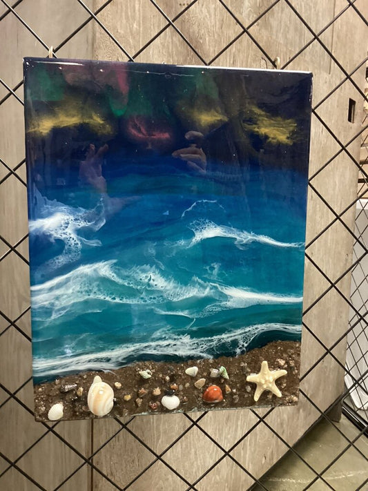 Resin Beach Art