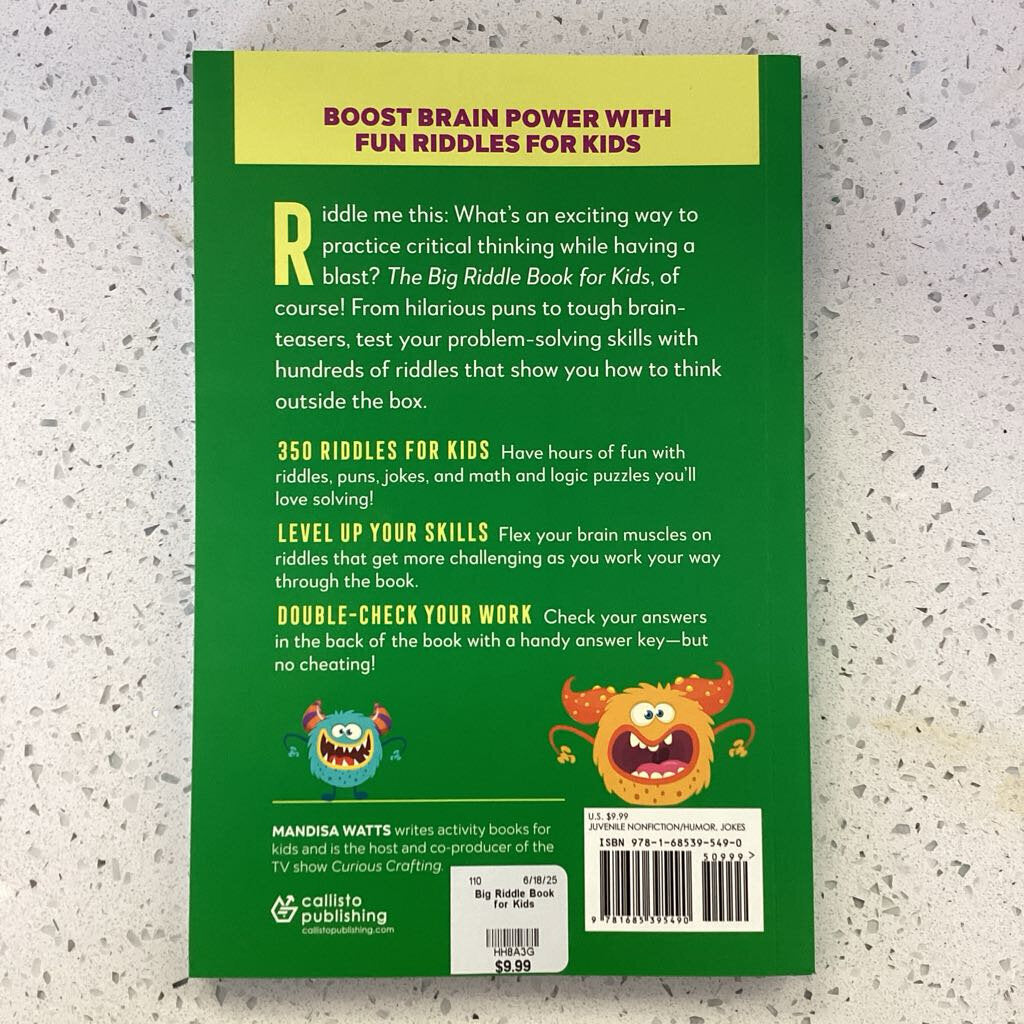 Big Riddle Book for Kids