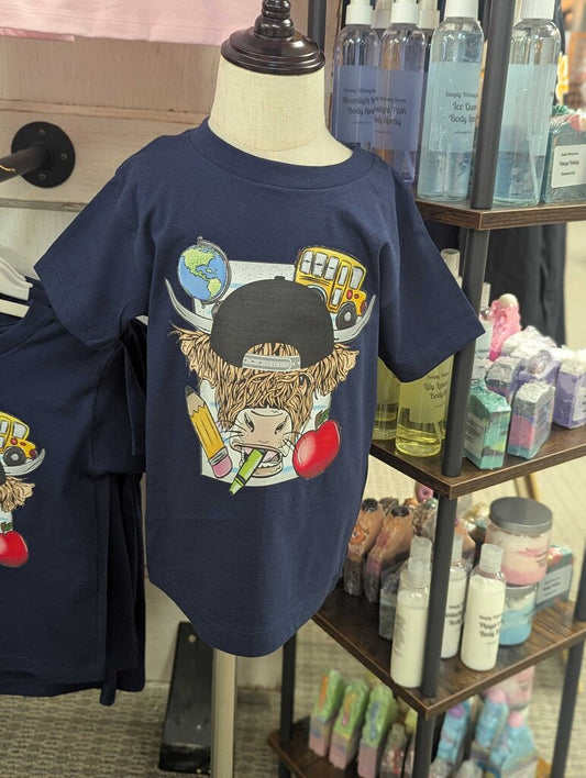 Back to School Cow - 5T