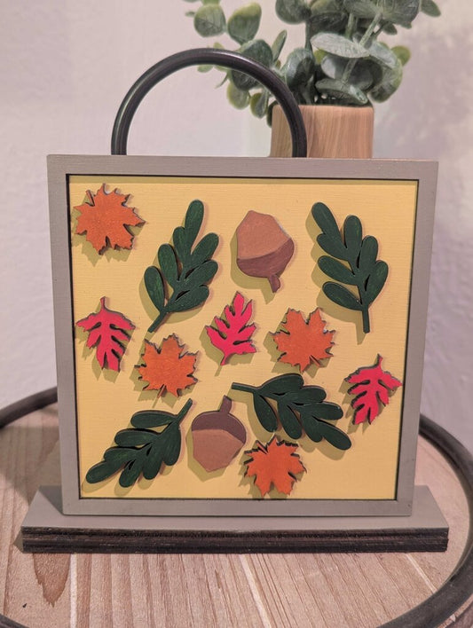 Fall Leaves Square