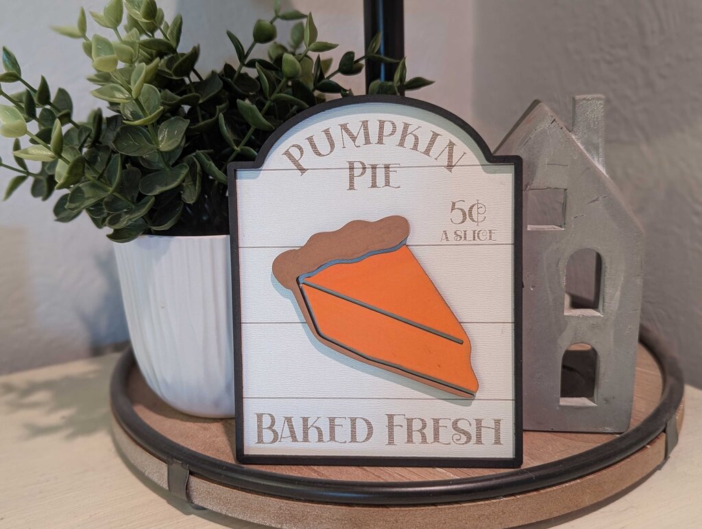Pumpkin Pie Sign