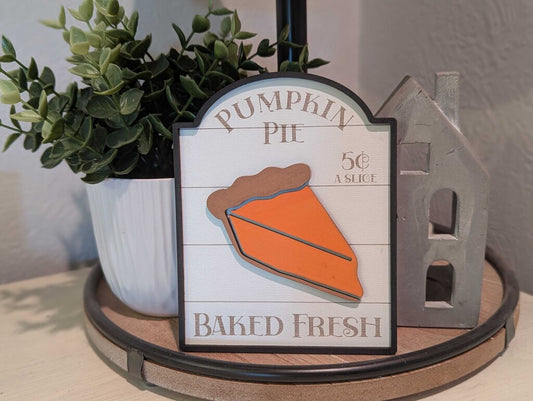 Pumpkin Pie Sign