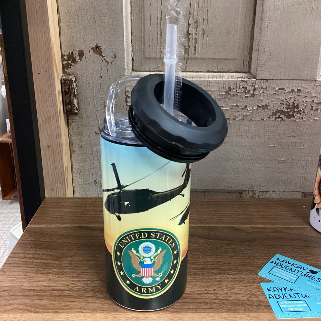 Army 16oz Koozie/Tumbler
