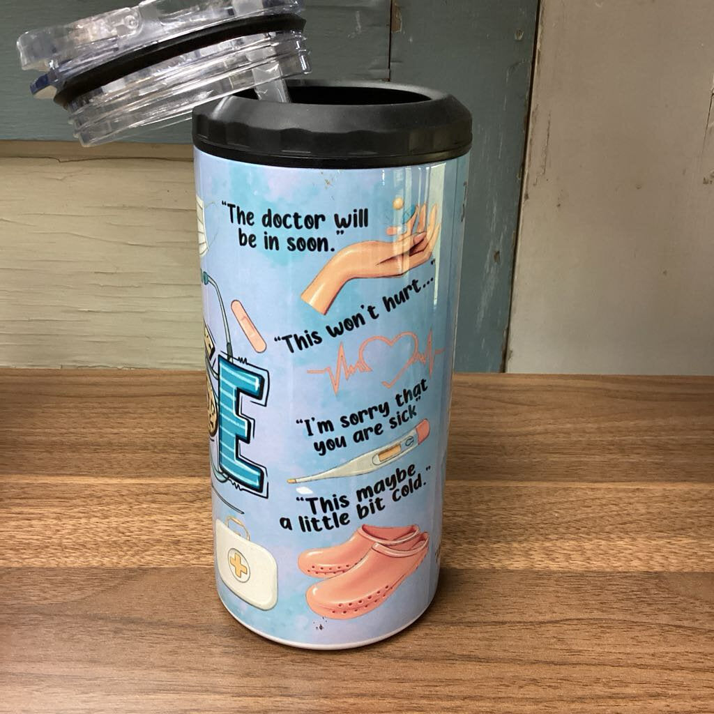 Nurse Life 16oz Koozie/Tumbler
