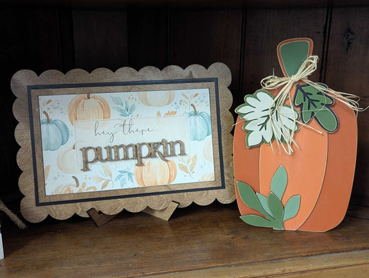 Orange Standing Pumpkin