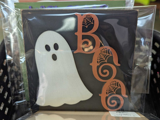 Boo Ghost Square