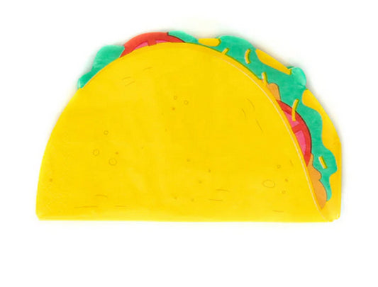 Taco Shaped Napkins