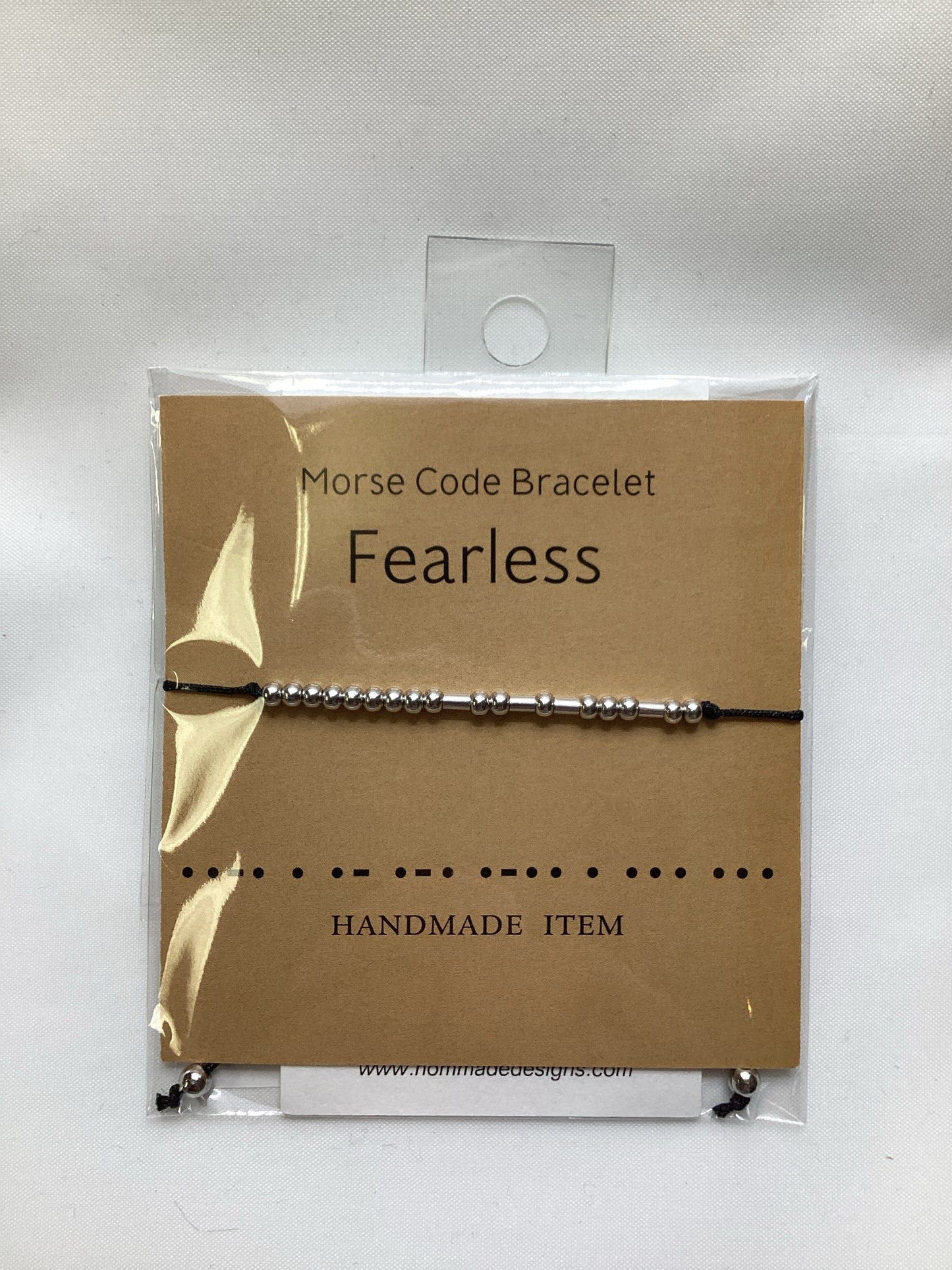 Fearless Morse Code Bracelet