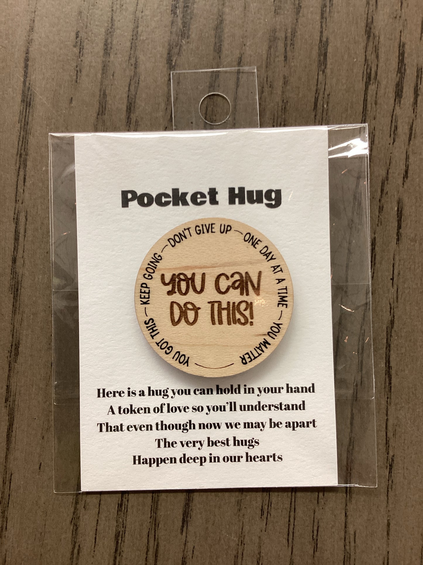 Don't Give Up Pocket Hug