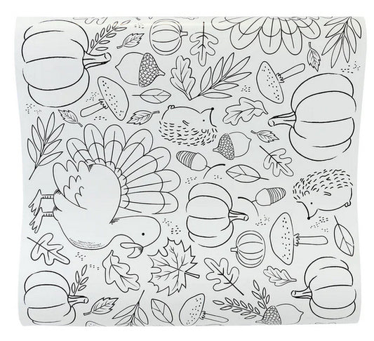 Harvest Coloring Placemat