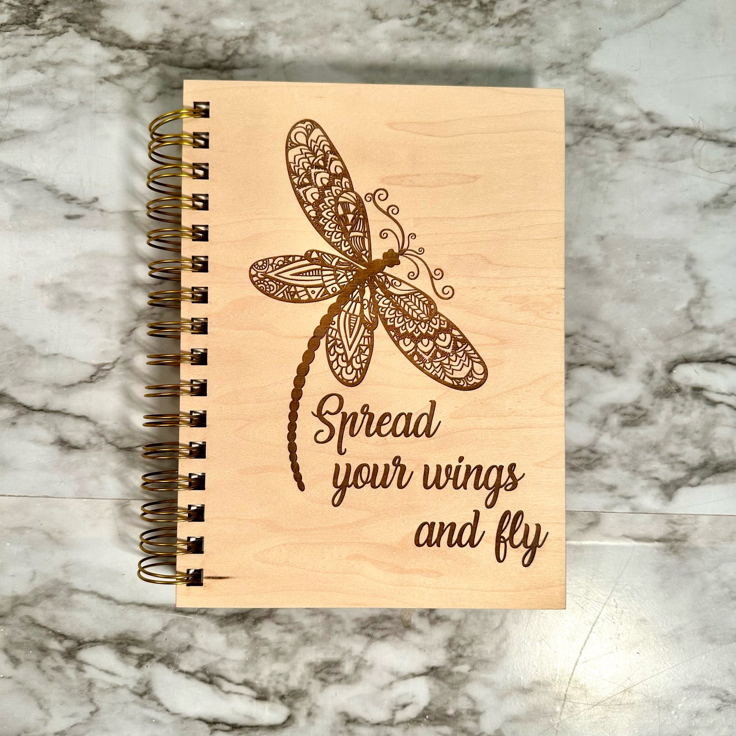 Spread your wings dragon fly Notebook