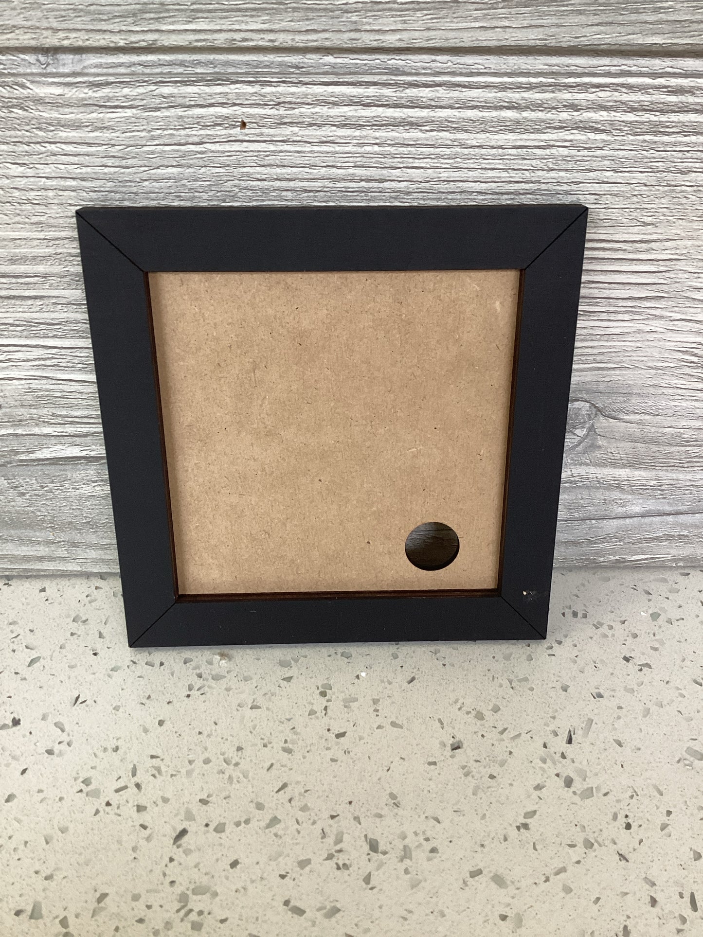 Black Single Square Frame