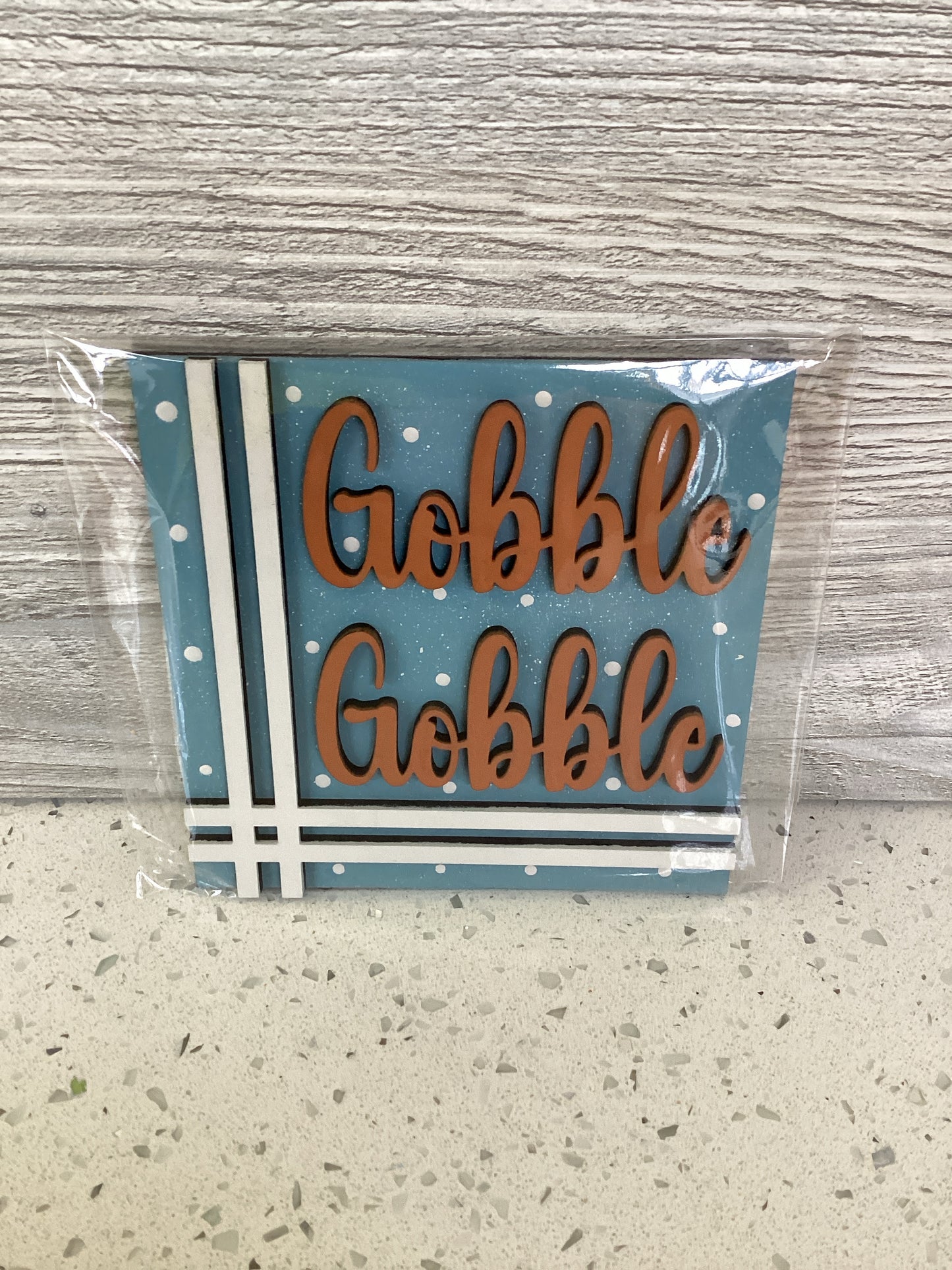 Thanksgiving Square Gobble