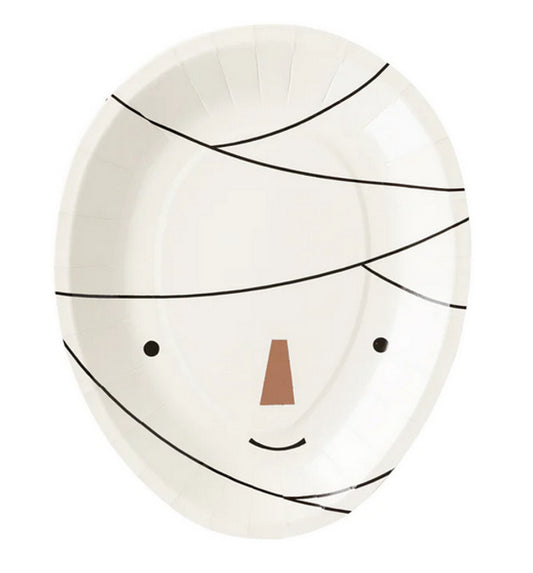 Frank & Mummy Mummy Shaped Paper Plate